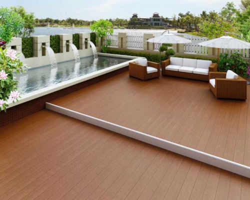 Luôn giữ bề mặt sàn gỗ ngoài trời sạch