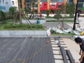 Công trình lát sàn ngoài trời tại KĐT Kim Văn - Kim Lũ