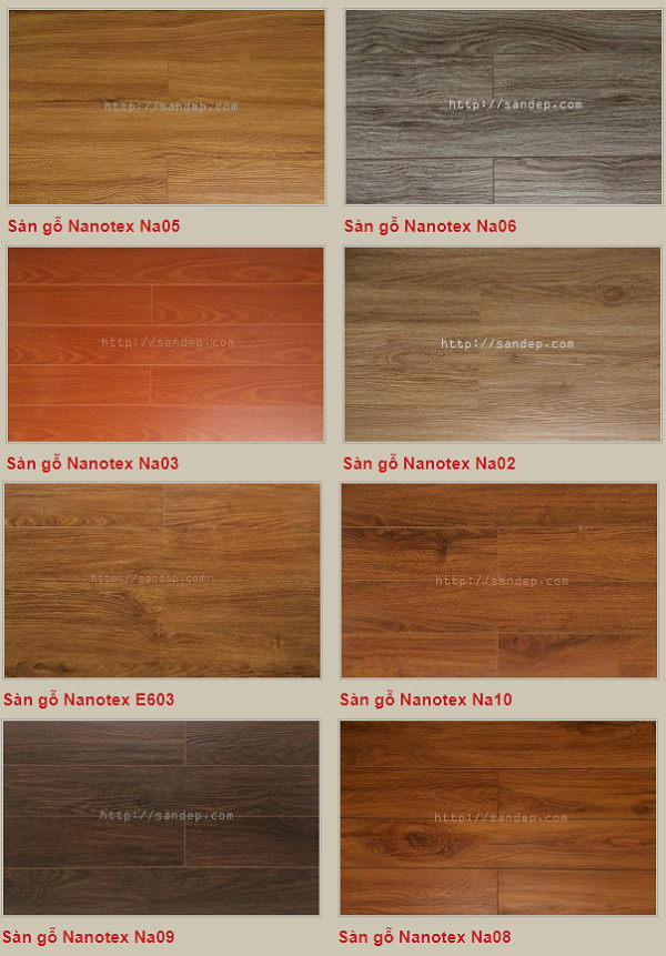 sàn gỗ nanotex giá rẻ