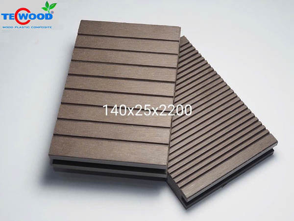 Sàn gỗ ngoài trời Tecwood rỗng MS140K25 Coffee