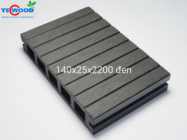 Sàn gỗ ngoài trời Tecwood rỗng MS140K25 Darkgray