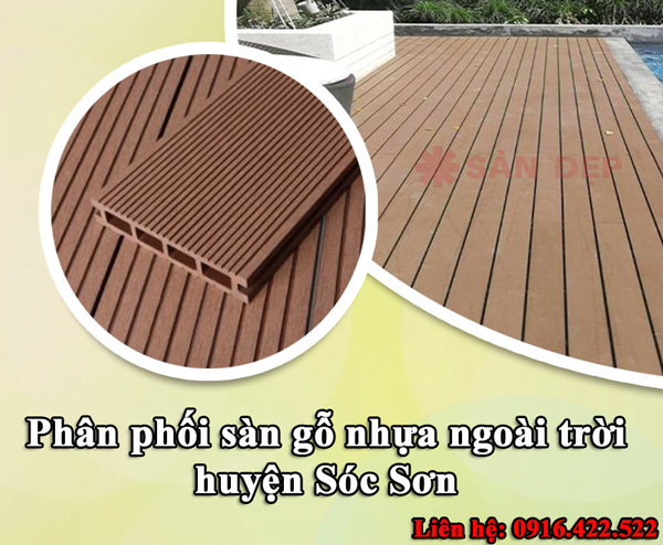 sàn gỗ nhựa ngoài trời huyện Sóc Sơn