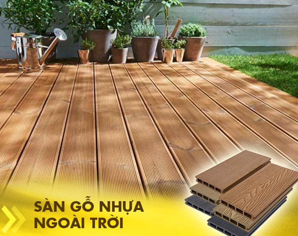 sàn gỗ nhựa ngoài trời tại Mỹ Đức