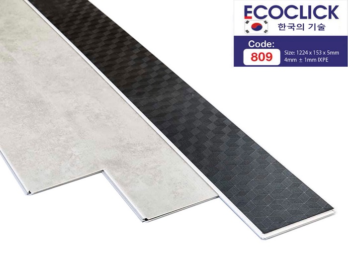 Sàn nhựa hèm khóa EcoClick 809