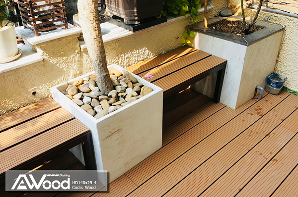 Sàn gỗ Adwood lát sàn và làm ghế ngoài trời