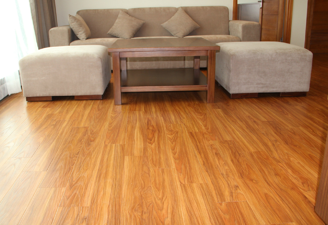 sàn gỗ công nghiệp phòng khách