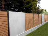 hàng rào gỗ nhựa composite