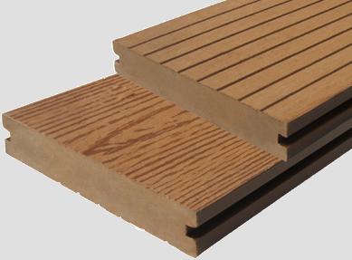 sàn gỗ ngoài trời Tecwood đặc dày màu vàng